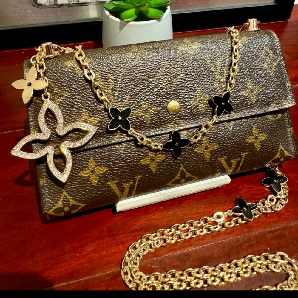 Louis Vuitton Brown Monogram Chain Bag
